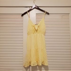 Size small yellow linen dress